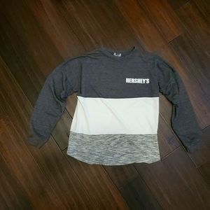 Womens Gray & White HERSHEY'S Shirt